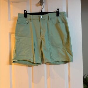 Amazon Essentials Light Green Flat Front Shorts